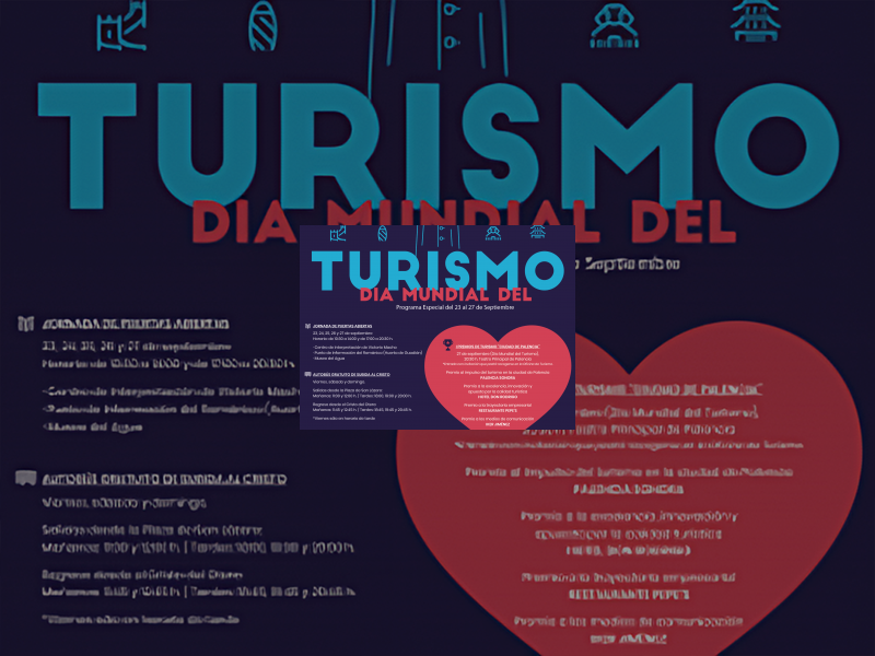 imagen El Ayuntamiento conmemorará el Día Mundial del Turismo con una programación especial en los centros municipales y la celebración de los primeros Premios de Turismo Ciudad de Palencia.