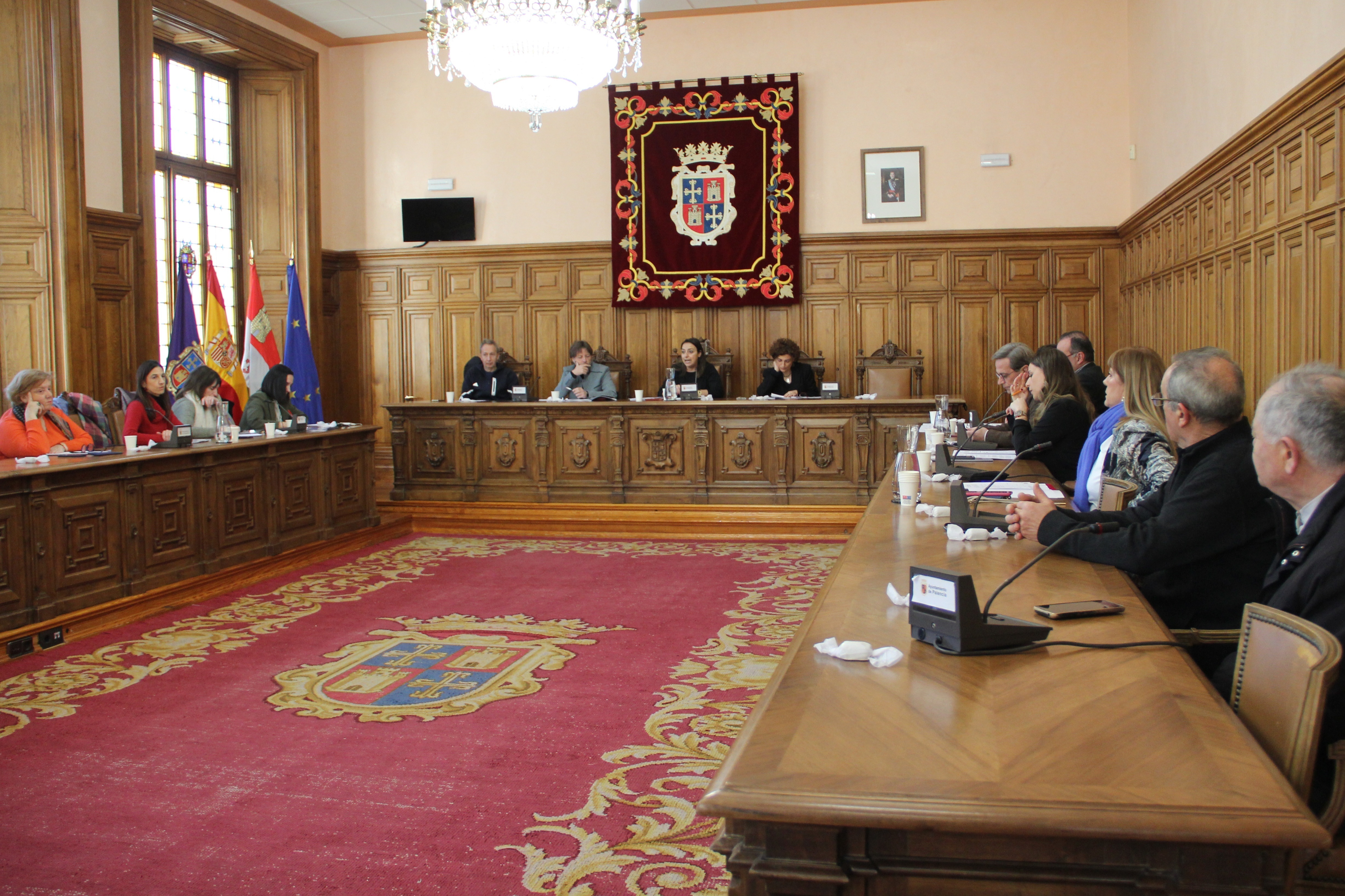 Un momento de la celebración del Consejo Sectorial de Turismo en el Salón de Plenos.