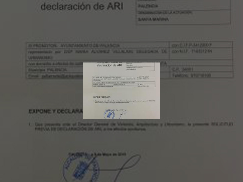 Imagen El Alcalde firma la solicitud para que la Junta de Castilla y León declare San Pablo y Santa Marina como Área de Rehabilitación Integral