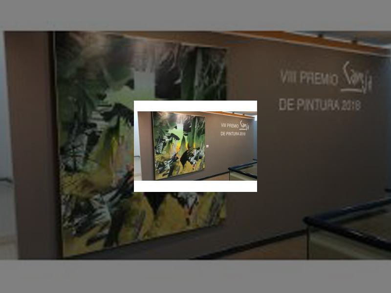 Imagen La obra ‘Sin título (Re-construcción de paisaje 02)’ del pintor gaditano Ignacio Estudillo se alza con el VIII Premio Caneja de Pintura