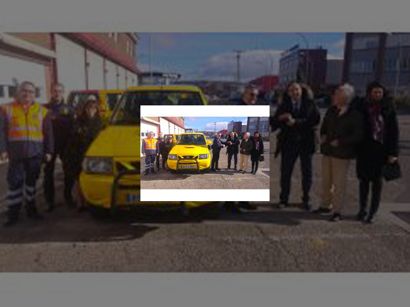 Imagen La flota de vehículos de la Agrupación de Voluntarios de Protección Civil de Palencia ha aumentado con la incorporación de un Nissan Terrano cedido por la Junta