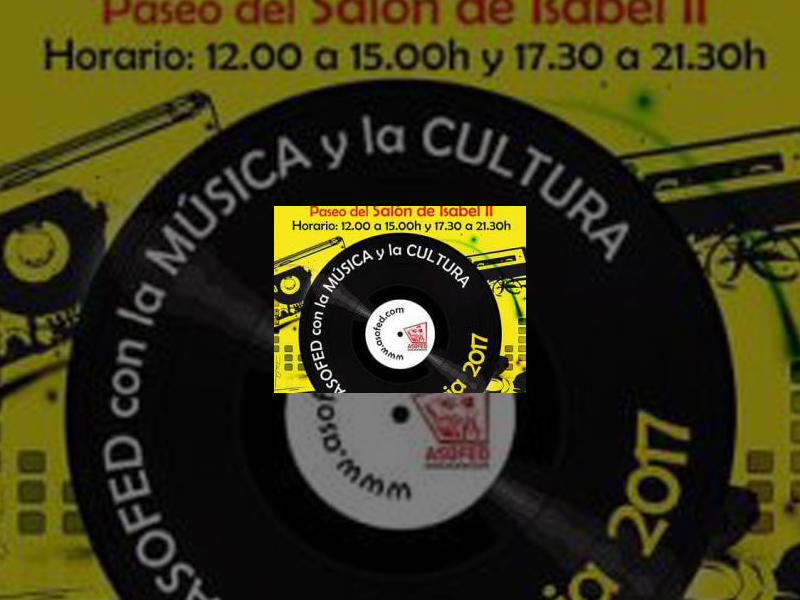 Imagen Ayuntamiento y ASOFED organizan la IV Feria del Disco, CD y Vinilo del 7 al 10 de septiembre en el Parque del Salón 