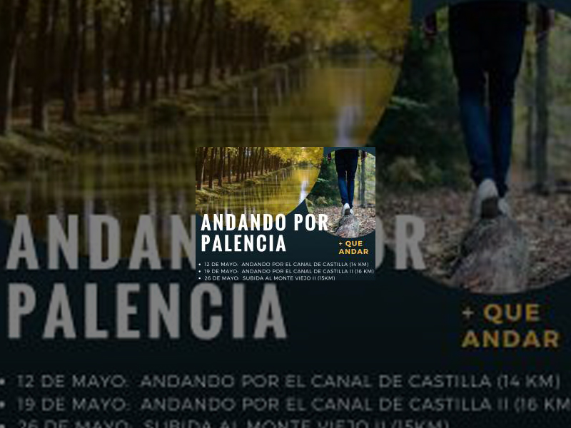 Imagen Andando por Palencia se reanudará el próximo sábado 12 de mayo con el Canal de Castilla como protagonista
