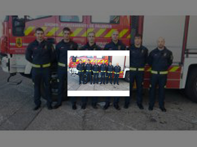 Imagen Los cinco nuevos bomberos inician en la jornada de hoy su período de formación en el Parque Municipal