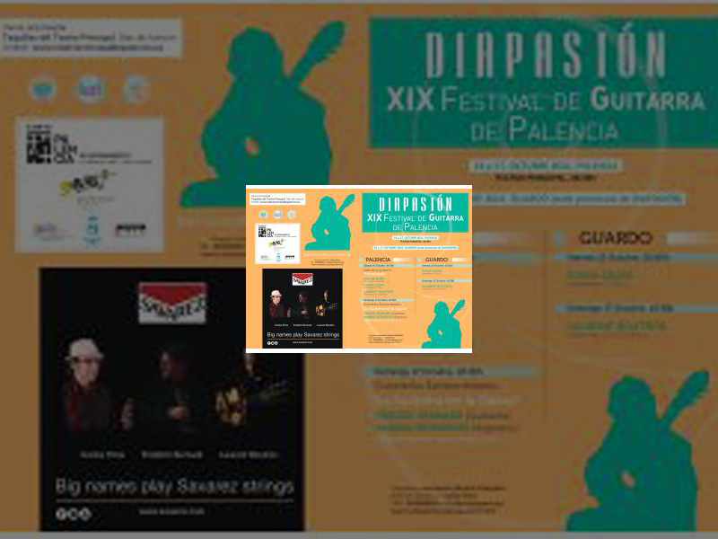 Imagen El Festival Internacional de Guitarra &#039;Diapasión&#039; llega a su décimonovena edición los días 15 y 16 de octubre en el Teatro Principal
