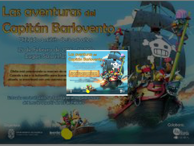 Imagen La Sala Infantil del Centro Cultural del Lecrác acoge el día 25 el Cuentacuentos &#039;Las Aventuras del Capitán Barlovento&#039; para niños de 3 a 8 años