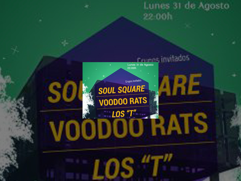 Imagen Soul Square, Voodoo Rats y Los “T” protagonizan la V edición de San Antolín Sonora que tendrá lugar el 31 de agosto a las 22:00 horas en el Parque del Salón