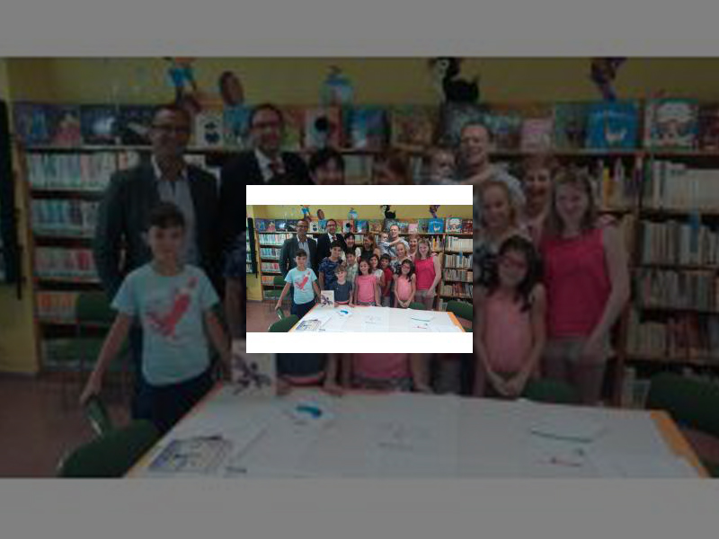 Imagen ​El Alcalde clausuró el ciclo de talleres de animación a la lectura para niños de 8 a 10 años que se ha desarrollado los miércoles y jueves de julio y agosto