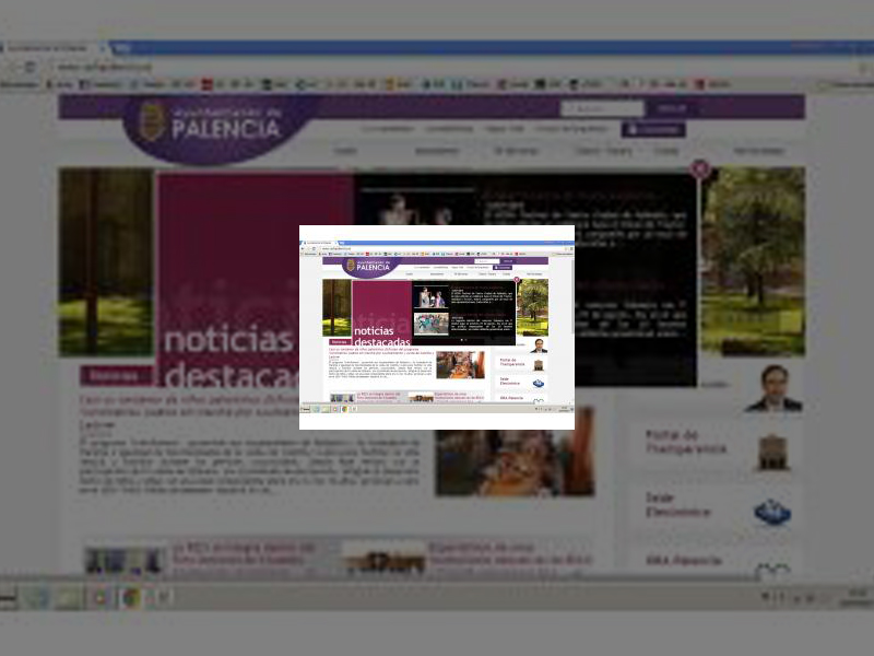 Imagen La página web municipal roza los 2,2 millones de páginas vistas