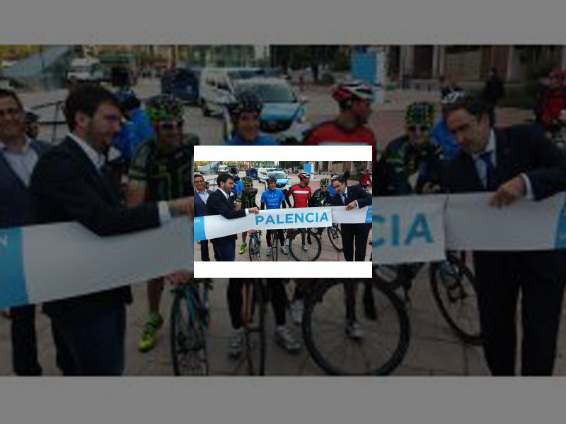 Imagen La capital palentina acogió la salida de la segunda etapa de la Marcha Ciclista por la Inclusión organizada por la Fundación Sanitas
