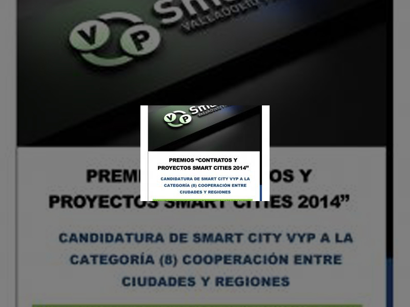 Imagen El proyecto Smart City Valladolid y Palencia ha recibido el premio &#039;Socinfo 2014&#039; a la &#039;Cooperación entre ciudades y regiones&#039;