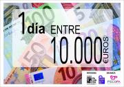 Imagen Cartel Premio 1 dia entre 10.000€