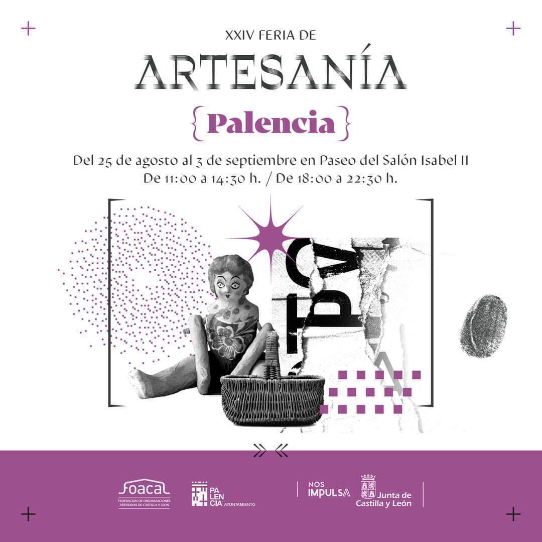 La Feria de Artesanía de Palencia renueva su cita con San Antolín para mostrar el sabor de la tradición y la creatividad de 32 talleres