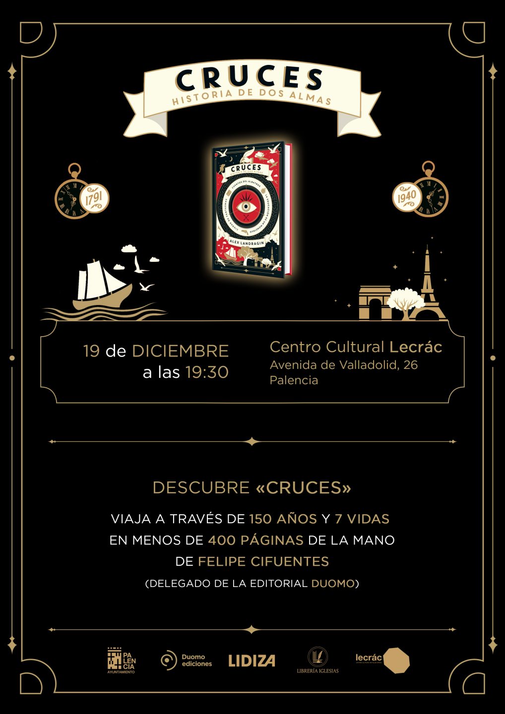 Cartel presentación libro Cruces