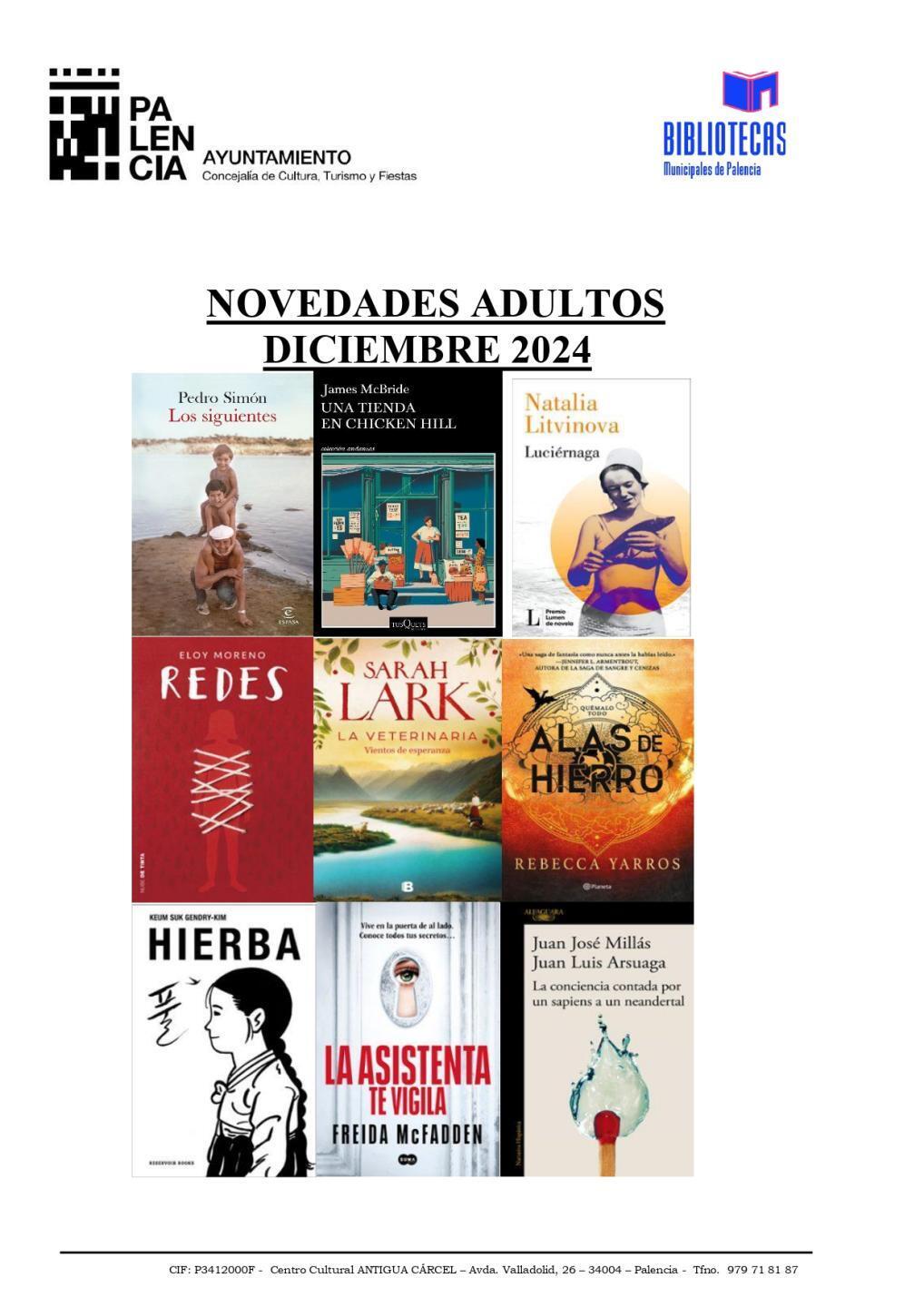 Novedades diciembre 2024