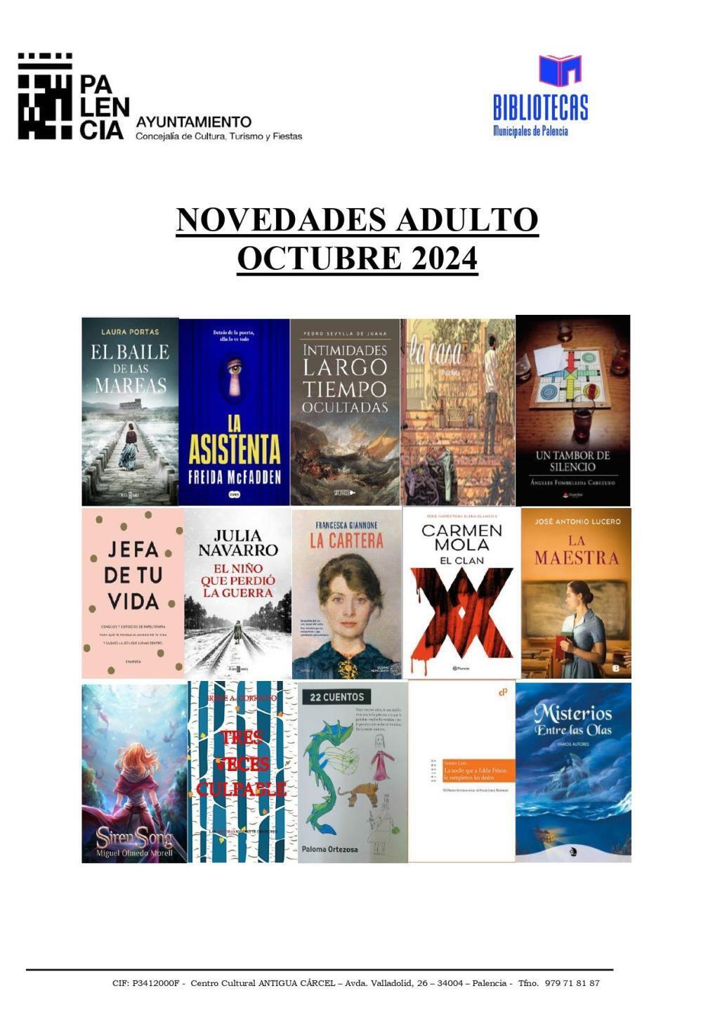 novedades adulto octubre