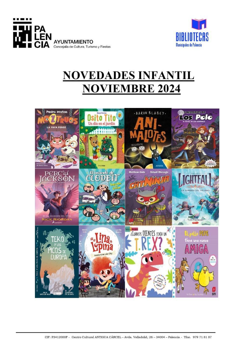 novedades infantil noviembre