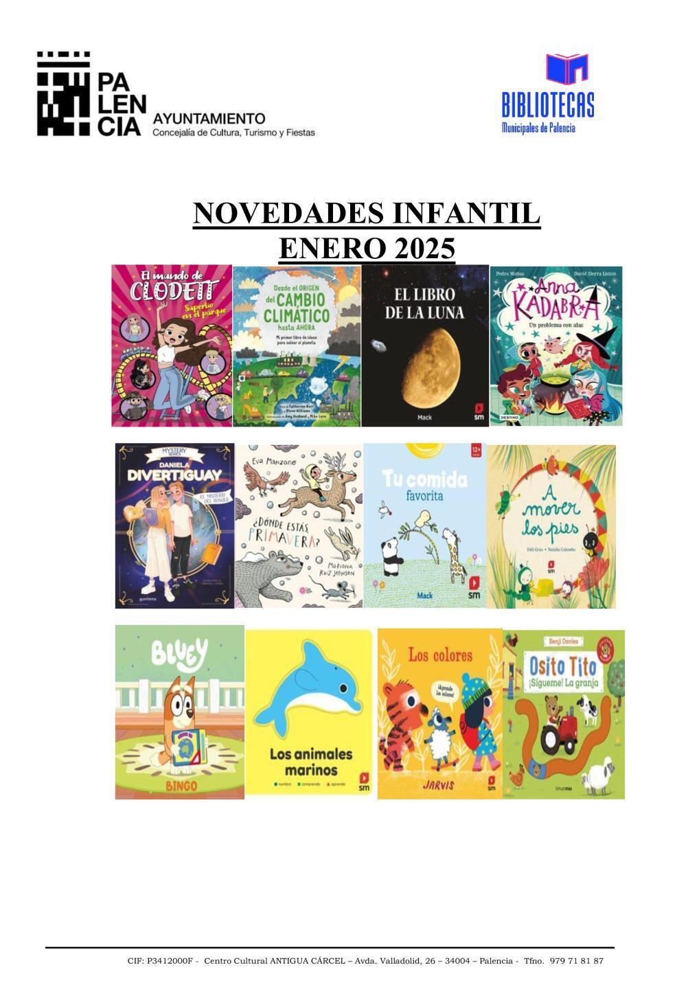 Novedades infantil enero