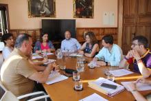 Un momento de la Junta de Gobierno Local celebrada en la Sala de Concejales de la Casa Consistorial.